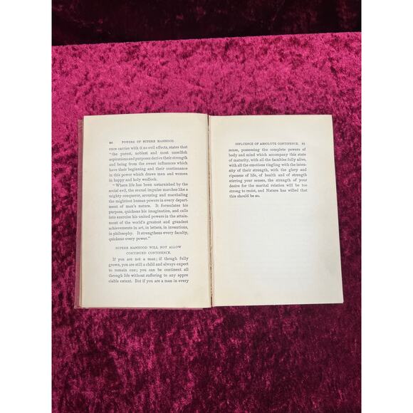 Antique Hardcover Book Virile Powers of Superb Manhood Bernarr A Macfadden 1900 - Picture 6 of 8